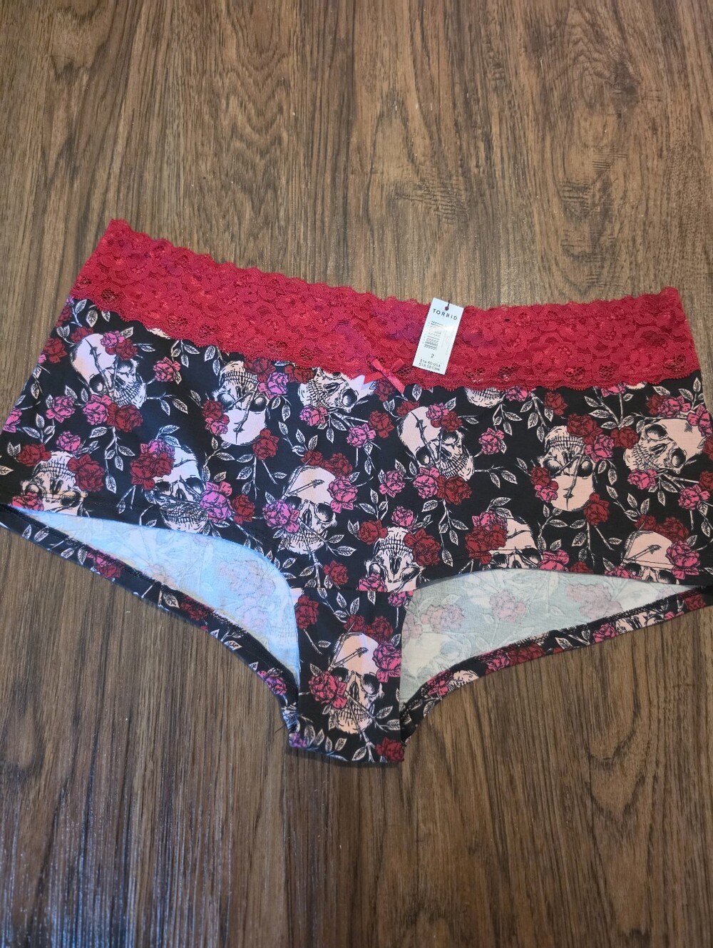 NWT Torrid Underwear Skulls